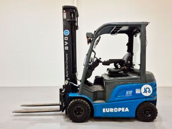 Carretilla Elevadora Electrica 4 ruedas BYD ECB25C (Litio) 80V 270Ah