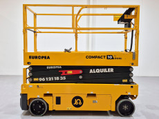 Plataforma Tijera Electrica haulotte COMPACT 10N AE DUAL - 1027049 | Europea de Carretillas