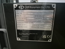 Apilador Electrico conductor a pie ep ESi161 - 3706004 | Europea de Carretillas