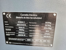 Carretilla Elevadora Electrica 3 ruedas byd ECB18iC - 3759003 | Europea de Carretillas