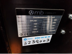 Carretilla Elevadora Electrica 4 ruedas mb forklift EFL181 (Litio) - 3234004 | Europea de Carretillas