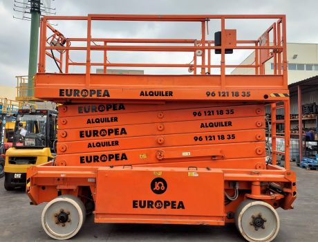 Plataforma Elevadora Tijera Electrica - 20 metros de altura de trabajo PTE20