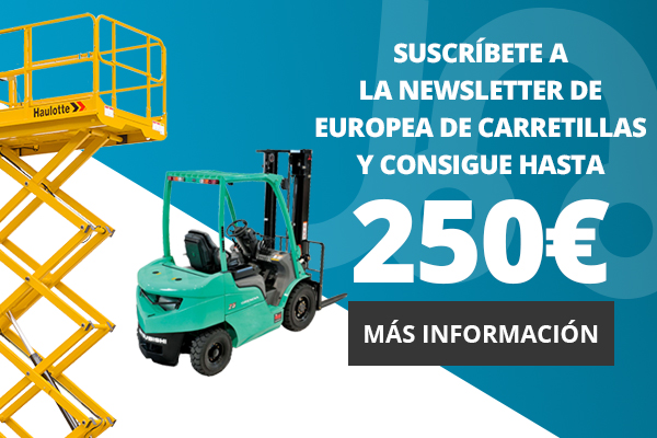 ¿Por qué suscribirte al boletín de Europea de Carretillas? Descuentos, promociones y la mejor información sobre maquinaria